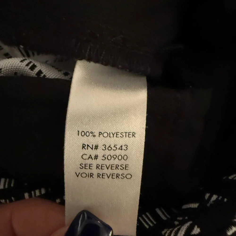 Calvin Klein Black and White Plaid Shorts - Picture 5 of 6